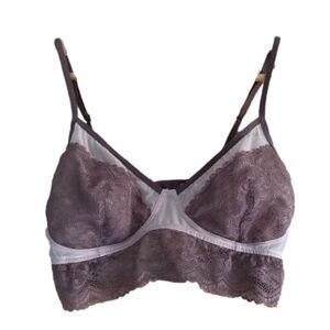 Vintage Gilligan & O’Malley lace & mesh bralette size medium